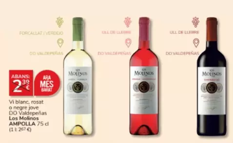 Oferta de Ara - Vi Blanc, Rosat O Drycry por 2,39€ en Consum