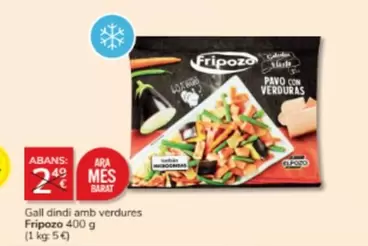 Oferta de Fripozo - Gall Dindi Amb Verdures por 2,49€ en Consum