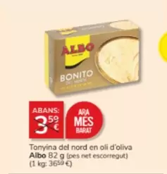 Oferta de Albo - Tonyina Del Nord En Oli D'Oliva por 3€ en Consum
