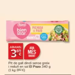Oferta de El Pozo - Pit De Gall Dindi Sense Greix I Reduit En Sal en Consum