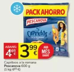 Oferta de Pescanova - Capritxos A La Romana por 3,99€ en Consum