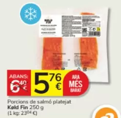Oferta de Ara - Porcions De Salmo Platejat por 5,76€ en Consum
