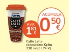 Oferta de Kaiku - Caffe Latte Cappuccino por 1,81€ en Consum