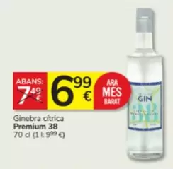 Oferta de Ara - Ginebra Citrica Premium por 6,99€ en Consum