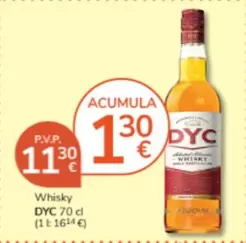 Oferta de Dyc - Whisky por 11,3€ en Consum