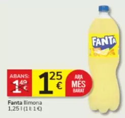 Oferta de Fanta - Llimona por 1,25€ en Consum