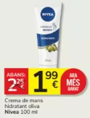 Oferta de Nivea - Crema De Mans Hidratante Oliva por 1,99€ en Consum