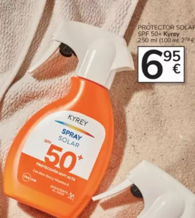 Oferta de Kyrey - Protector Solar Spf 50+ por 6,95€ en Consum