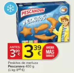 Oferta de Pescanova - Peskitos De Merluza por 3,39€ en Consum