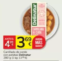 Oferta de Mas - Carrillada De Cerdo Con Patatas por 3,69€ en Consum