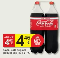 Oferta de Coca-Cola - Original Paquet por 4,46€ en Consum