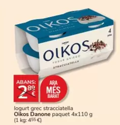 Oferta de OIKOS - Logurt Grec Stracciatella en Consum