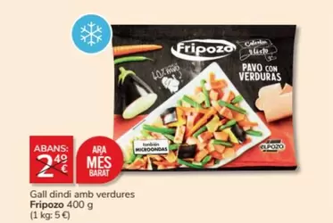 Oferta de Fripozo - Gall Dindi Amb Verdures en Consum