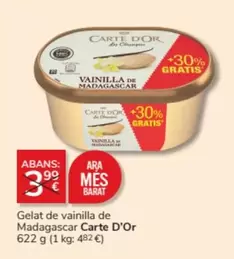 Oferta de Carte d'Or - Gelat De Vainilla De Madagascar en Consum
