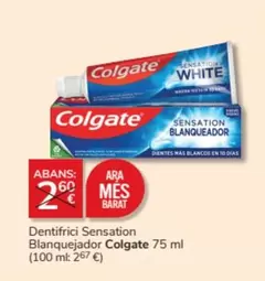 Oferta de Colgate - Dentifrici Sensation Blanquejador en Consum