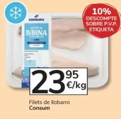 Oferta de Consum - Filets De Llobarro por 23,95€ en Consum