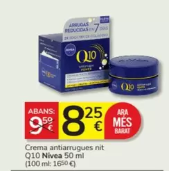 Oferta de Nivea - Crema Antiarrugues Nit Q10 por 8,25€ en Consum