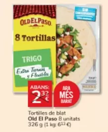Oferta de Old El Paso - Tortilles De Blat en Consum