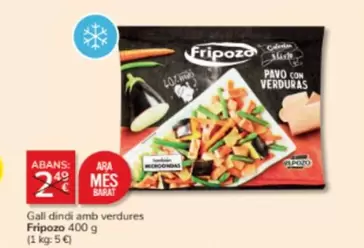 Oferta de Fripozo - Gall Dindi Amb Verdures en Consum