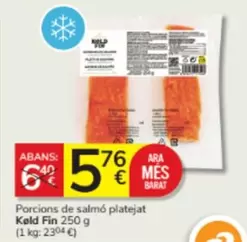 Oferta de Ara - Porcions De Salmo Platejat por 5,76€ en Consum