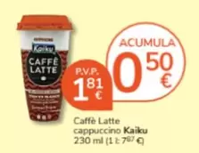 Oferta de Kaiku - Caffe Latte Cappuccino por 1,81€ en Consum