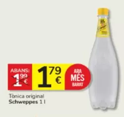 Oferta de Schweppes - Tònica Original por 1,79€ en Consum