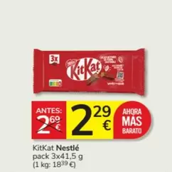 Oferta de Nestlé - Kitkat por 2,29€ en Consum