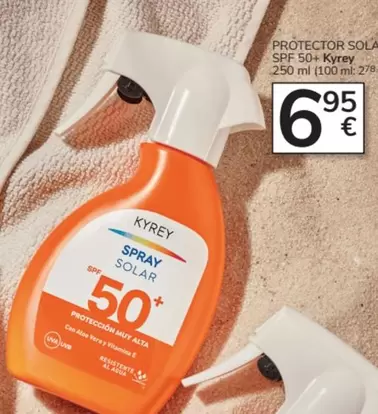 Oferta de Kyrey - Protector Solar Spf 50+ por 6,95€ en Consum