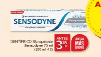 Oferta de Sensodyne - Dentífrico Blanqueante en Consum