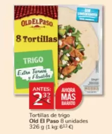 Oferta de Old El Paso - Tortillas De Trigo en Consum