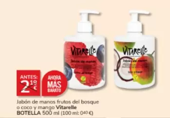 Oferta de Mas - Jabón De Manos Frutos Del Bosque O Coco Y Mango en Consum