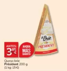 Oferta de Président - Queso Brie por 3€ en Consum