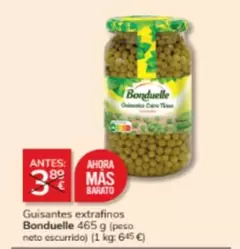 Oferta de Bonduelle - Guisantes Extrafinos por 3€ en Consum