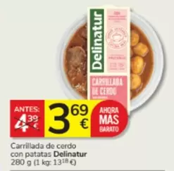 Oferta de Mas - Carrillada De Cerdo Con Patatas por 3,69€ en Consum