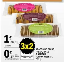 Oferta de Brazos De Cacao, Fresa, Nata O Azucar por 1,45€ en E.Leclerc