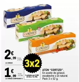 Oferta de Cortizo - Atún por 2,99€ en E.Leclerc