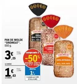 Oferta de Oroweat - Pan De Molde por 3,25€ en E.Leclerc