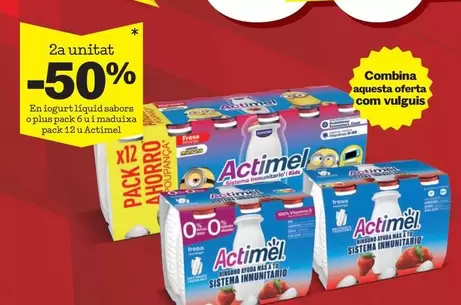 Oferta de Danone - Iogurt Líquid Sabors O Plus  en Sorli
