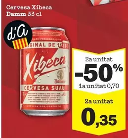 Oferta de Xibeca - Cervesa por 0,7€ en Sorli