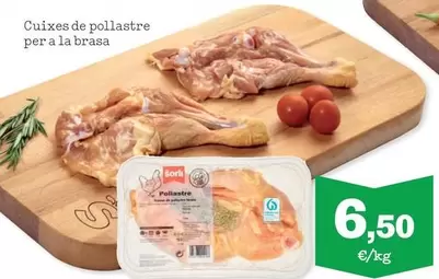 Oferta de Sorli - Cuixes De Pollastre Per A La Brasa por 6,5€ en Sorli