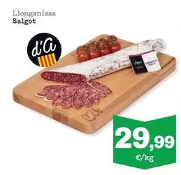 Oferta de Salgot - Llonganissa por 29,99€ en Sorli
