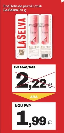 Oferta de La Selva - A Tallumen Estaviana por 2,22€ en Sorli