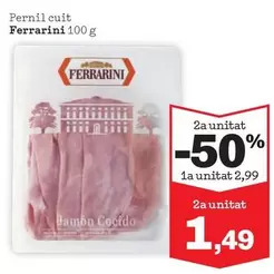 Oferta de Ferrarini - Pernil Cuit por 2,99€ en Sorli