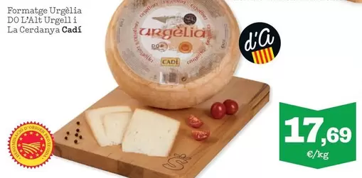 Oferta de Cadí - Formatge Urgella Do L'Al Urgella por 17,69€ en Sorli