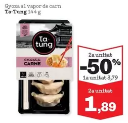 Oferta de Ta Tung - Gyoza Al Vapor De Carn por 3,79€ en Sorli