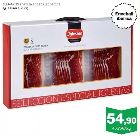 Oferta de Iglesias - Maleti D'Espatlla Enceball Iberica por 54,9€ en Sorli