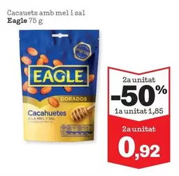 Oferta de Eagle - Cacahuetes Amb Mel I Sal por 1,85€ en Sorli