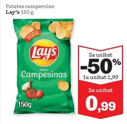 Oferta de Lay's - Patates Camperoles por 1,99€ en Sorli