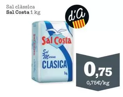Oferta de Sal Costa - Sal Clàssica por 0,75€ en Sorli
