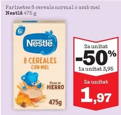 Oferta de Nestlé - Farinetes 8 Cereals Normal O Amb Mel por 3,95€ en Sorli